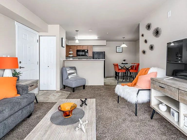 Furnished 2x2 Living Area