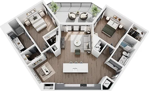 Floor plan B6