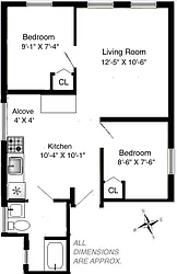 Rented by City Connections Realty