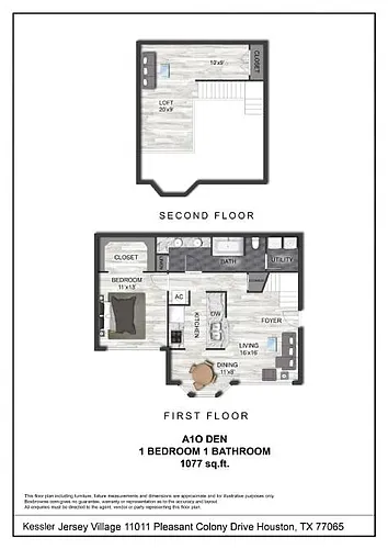 Floor plan A1O Den