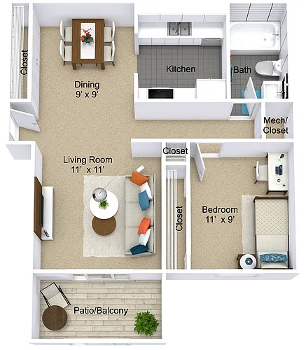 Floor plan Cardinal