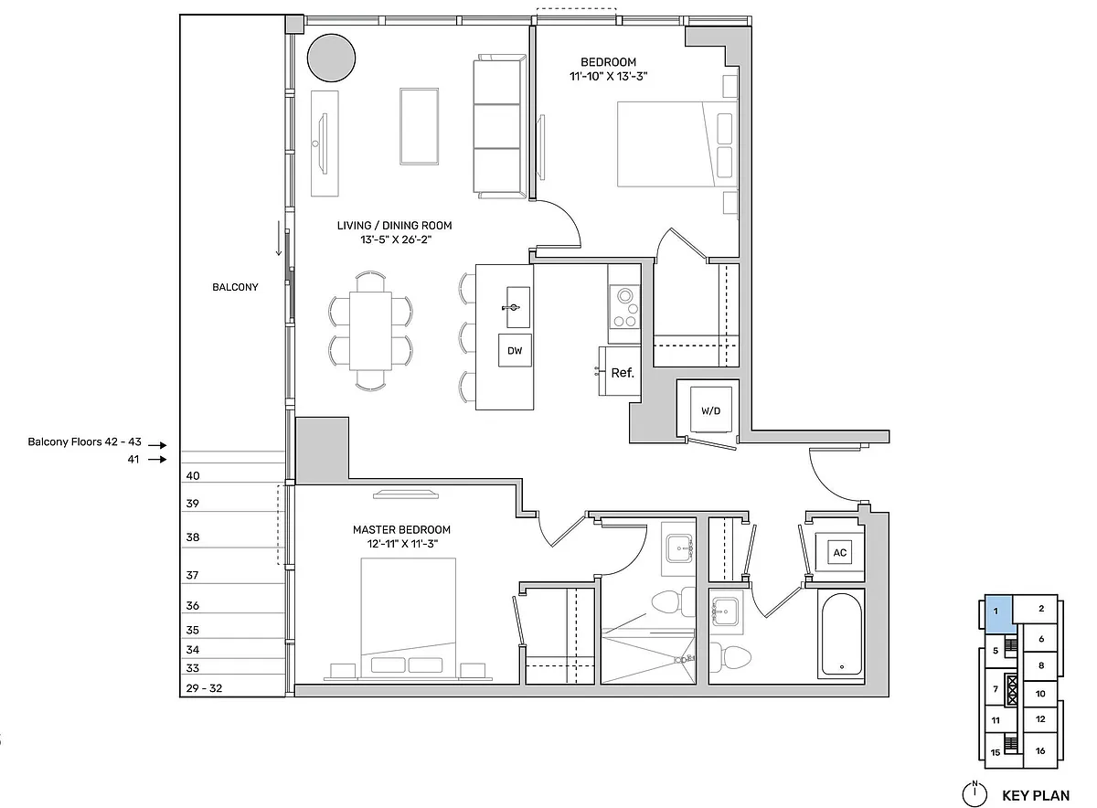Floor plan B8