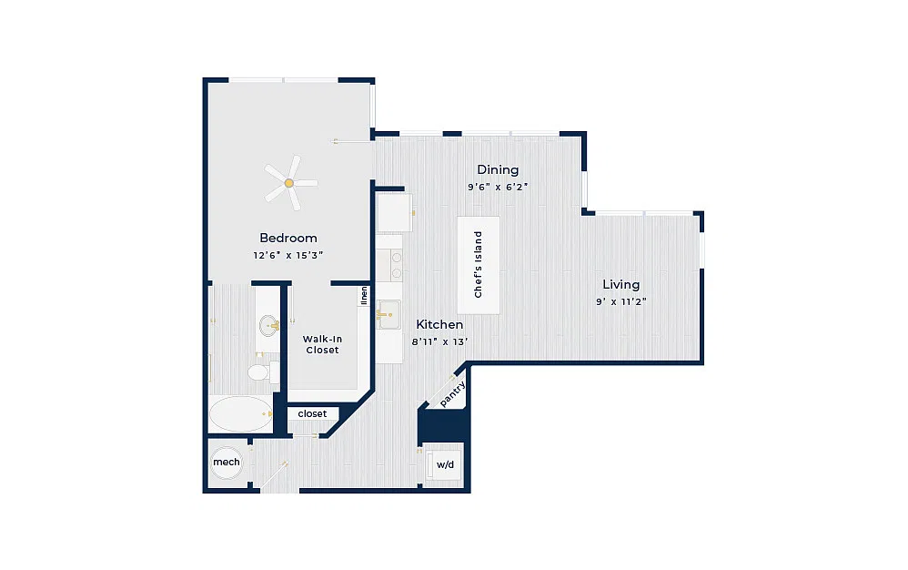 Floor plan Waddell