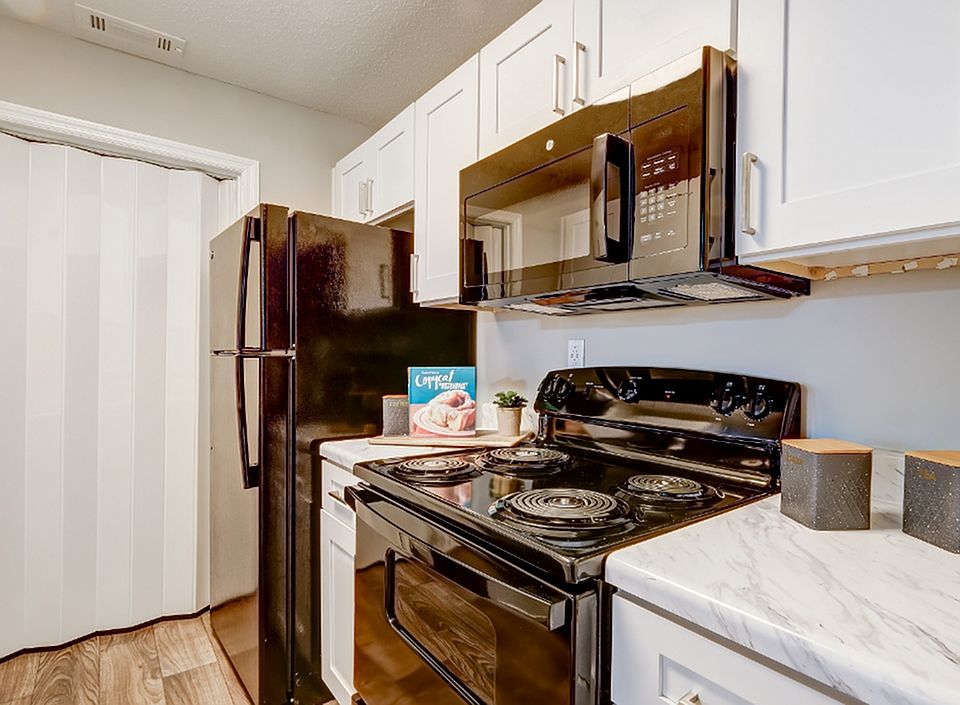 Kitchen with Black Appliances