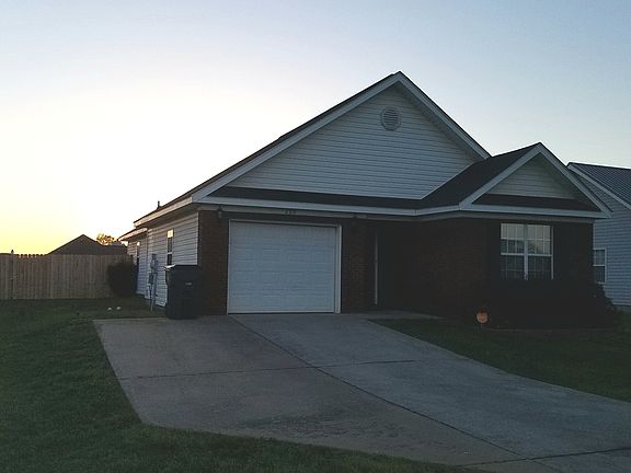 One car garage oversized driveway