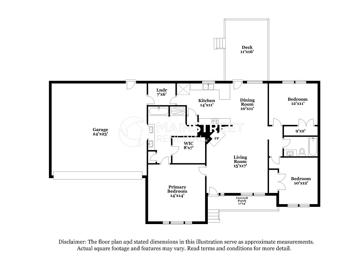 Floor Plan - 398 Water Oak Dr