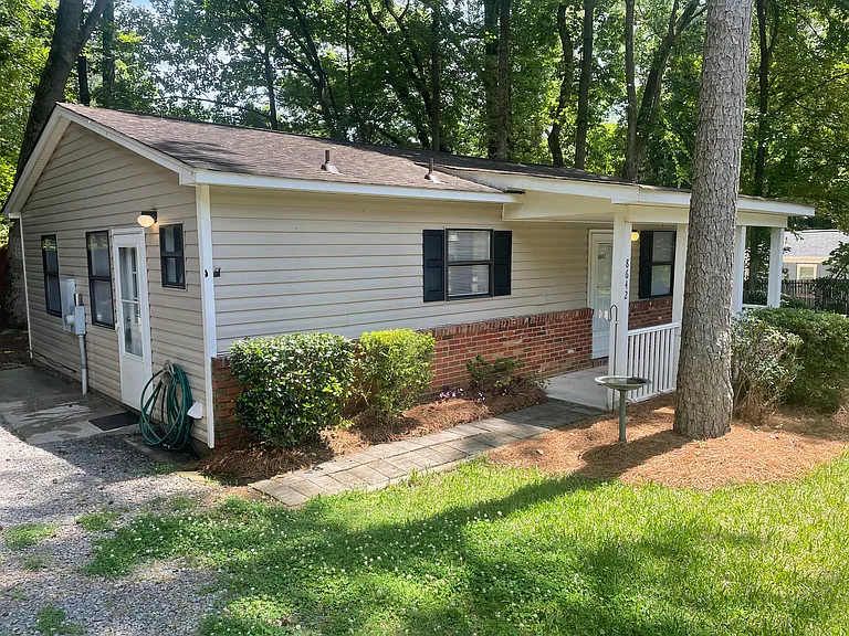 Side View with Patio on left.