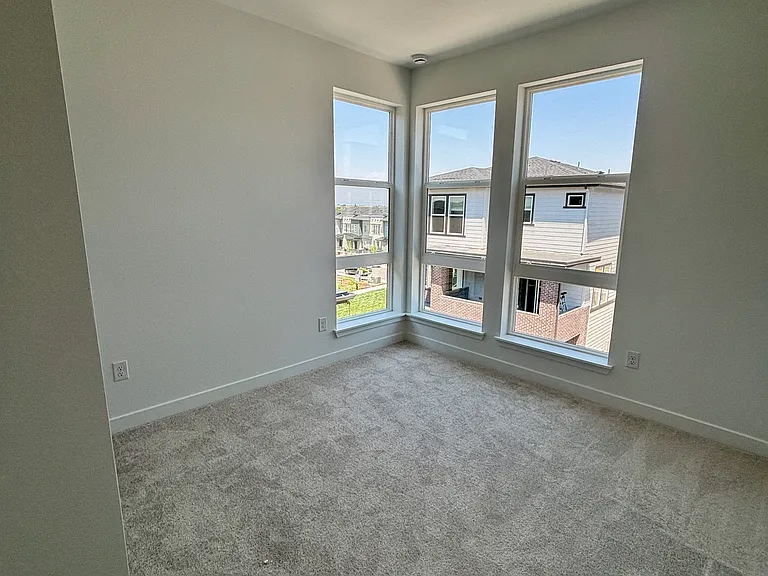 corner bedroom will awesome views of the open space