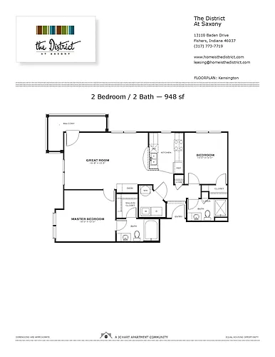 Floor plan Kensington 2.2