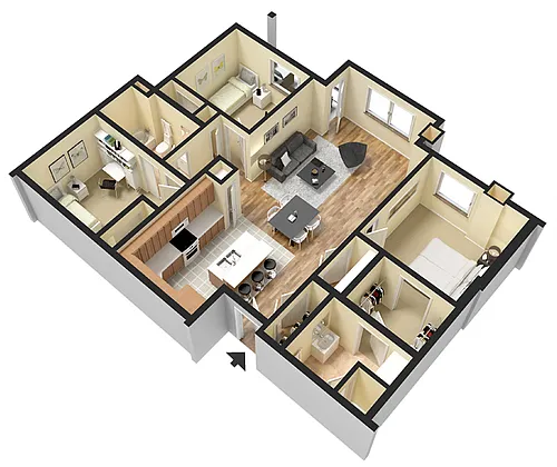 Floor plan E