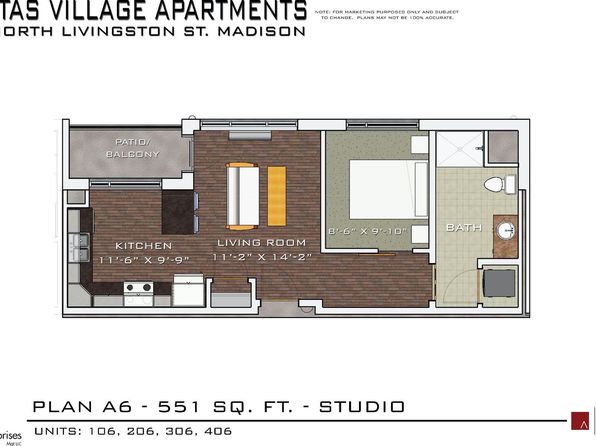 110 N Livingston St #406