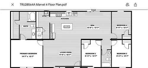 Floor plan 4X2-22776