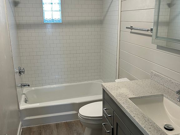 New bath vanity and back lit mirror