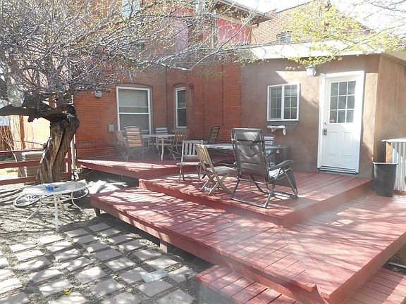 Deck for dinner parties and relaxing outside with friends