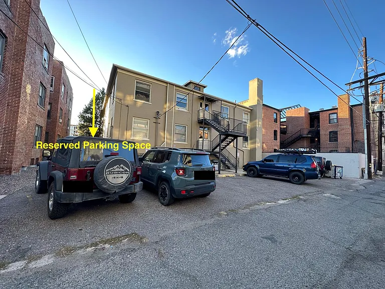 Reserved Off Street Parking (facing west)