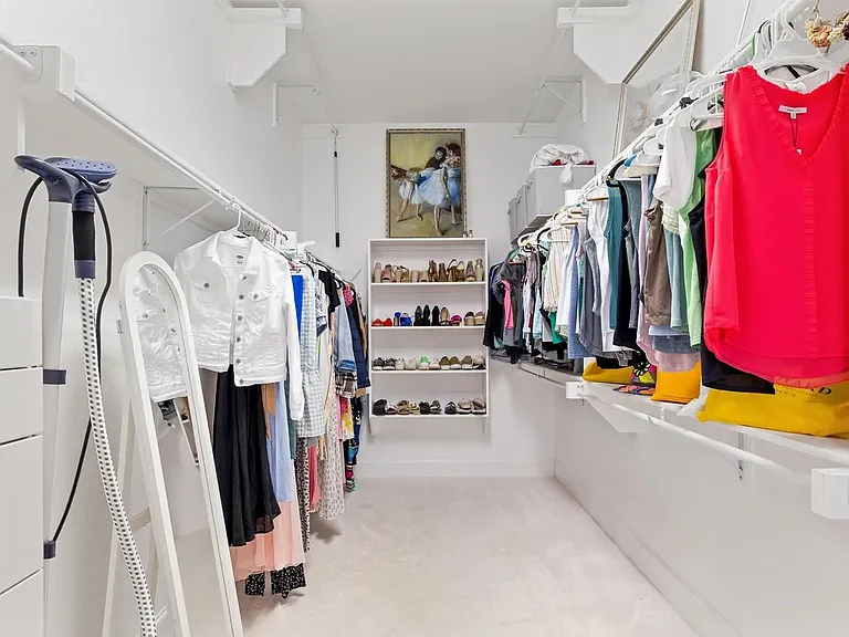Her Walk-in closet