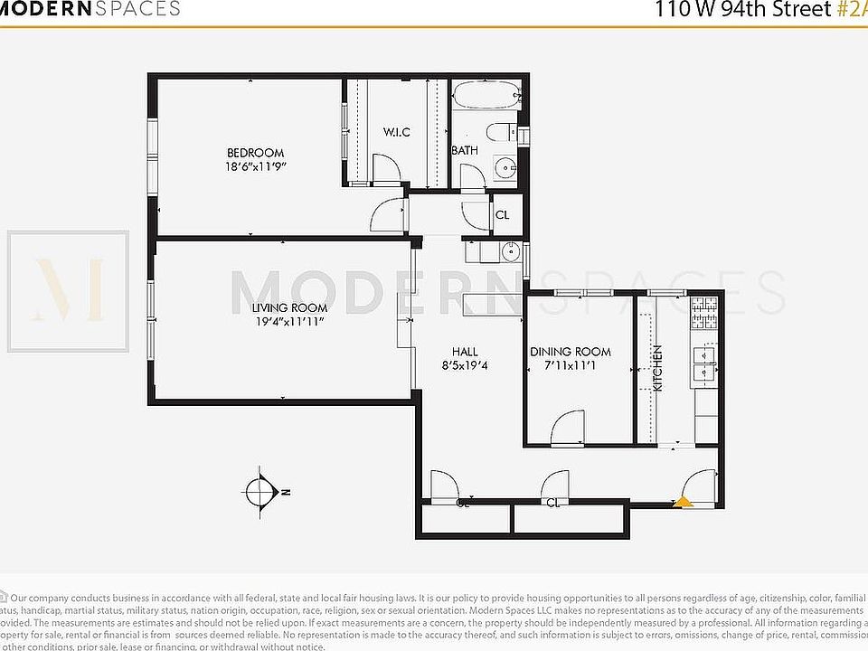 2nd image of 110 W 94th St APT 2A