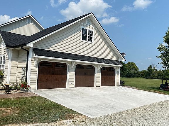 Drive pad & new garage doors