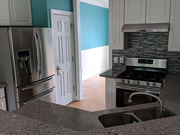 Updated kitchen with stainless steel appliances