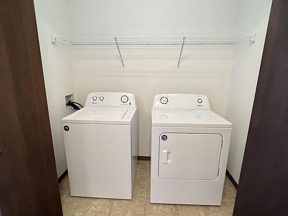 laundry closet upstairs