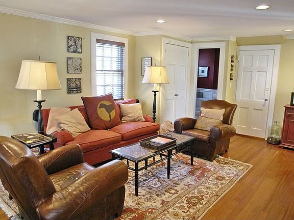 family room adjacent to kitchen