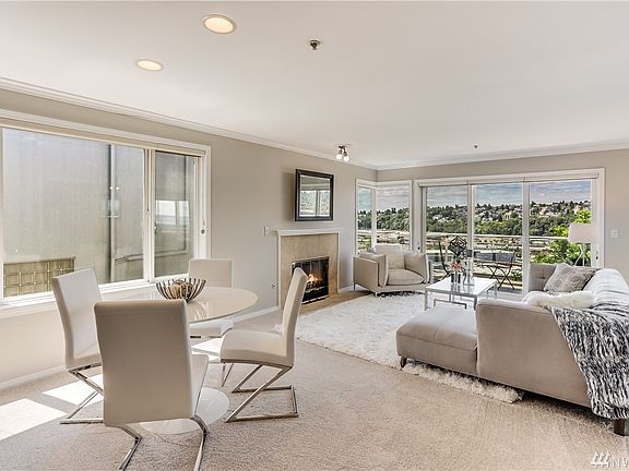 The dining room is open to the kitchen making for easy access when entertaining and creating an open concept space for all to co