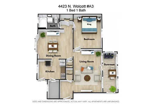 Floor plan 2 Bed