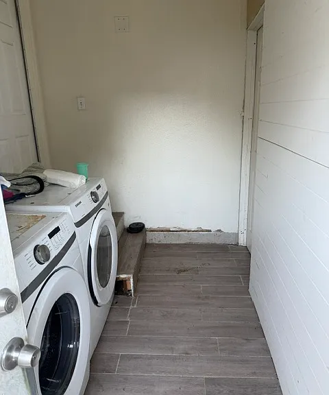 laundry area