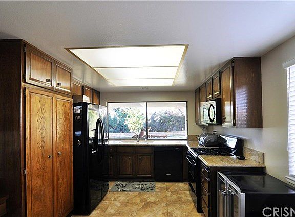 Kitchen with granite counters
