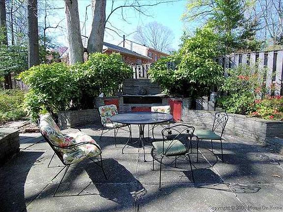 Patio with built in grill