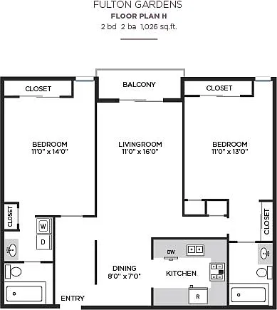 Floor plan H Floor Plan