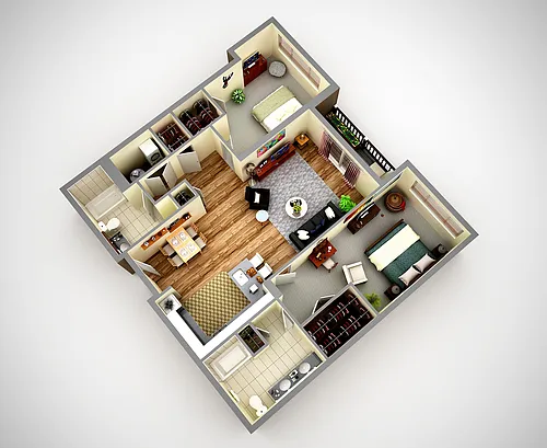 Floor plan 2AE