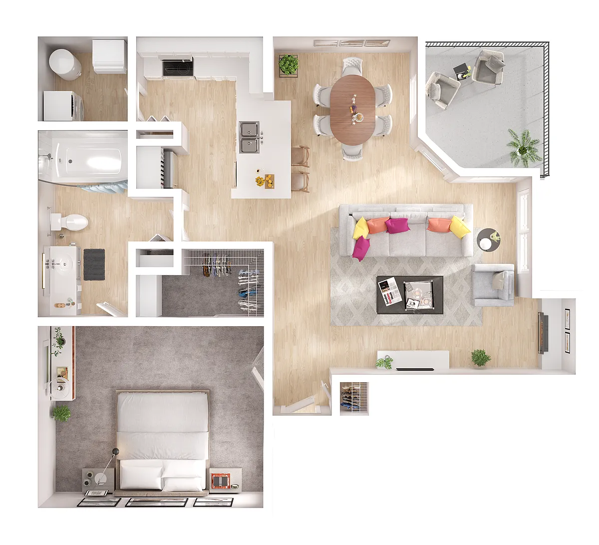 Floor plan Valencia Renovated