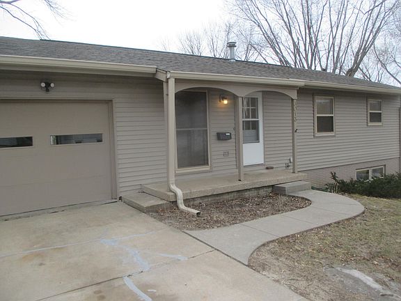 Front porch & entry door