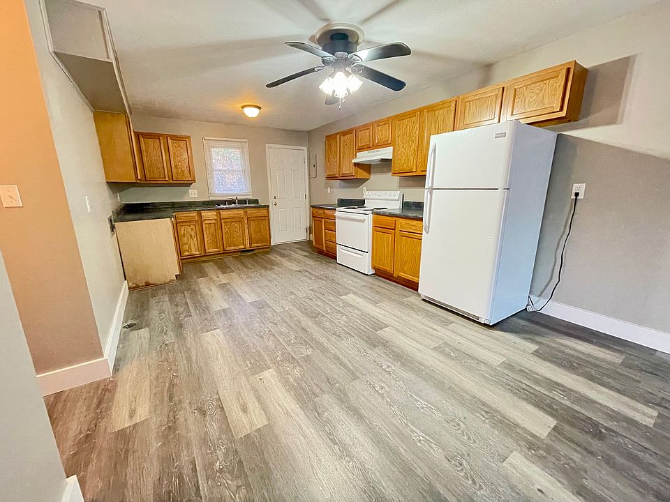 Garbage disposal, dishwasher, stove, and refrigerator