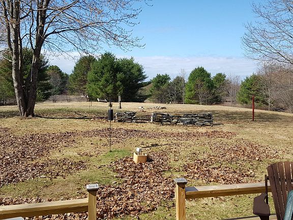 The backyard is about one acre.