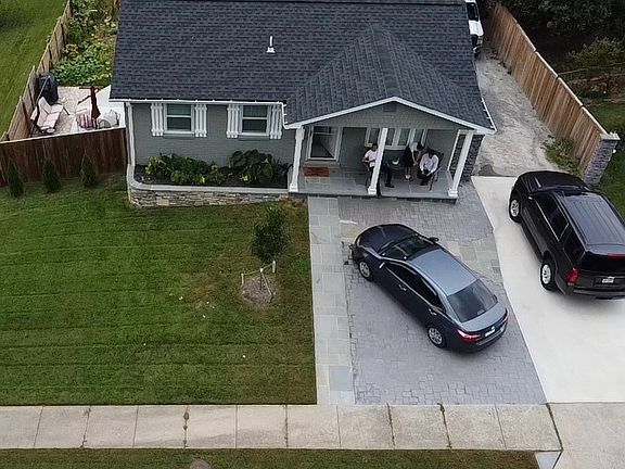Aerial view of home