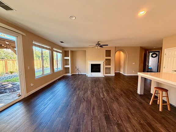 Living from dining area