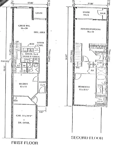 Floor plan Townhome