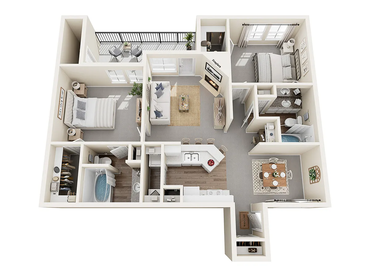 Floor plan Matisse B