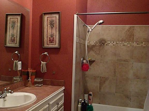 Master Bath with tile