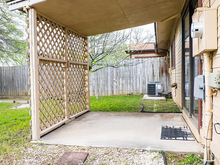 Backyard patio