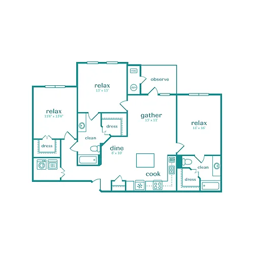 Floor plan C1