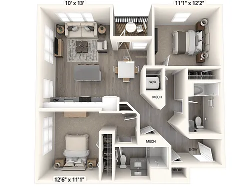 Floor plan B8U