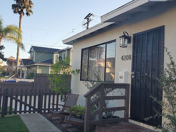 private gated front patio