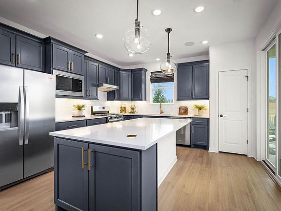 Kitchen with Island Bar Seating