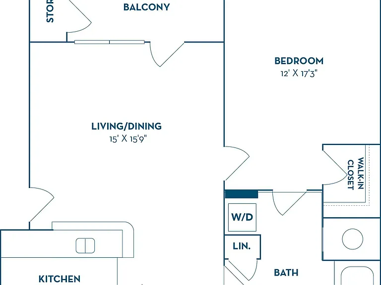 1 Bedroom | 1 Bath | 760 SF | Renovated 1 Bedroom | 1 Bath | 760 SF | Renovated