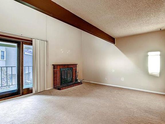 Fire place and balcony