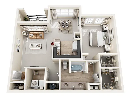 Floor plan B Upgraded