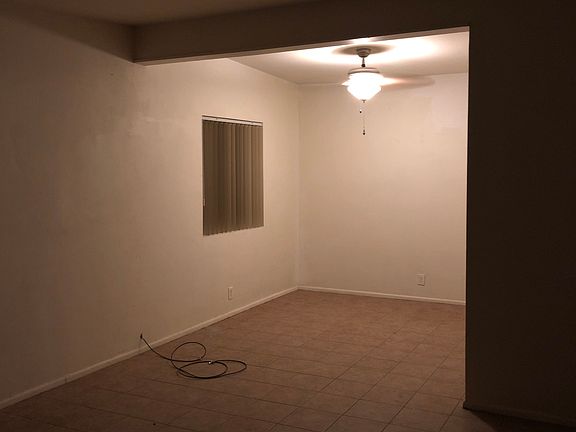 Living room off kitchen